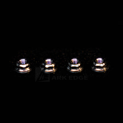 ARKEDGE SN Titanium Wheel Lock Nut M2 4pcs For 1/24 Drift RC