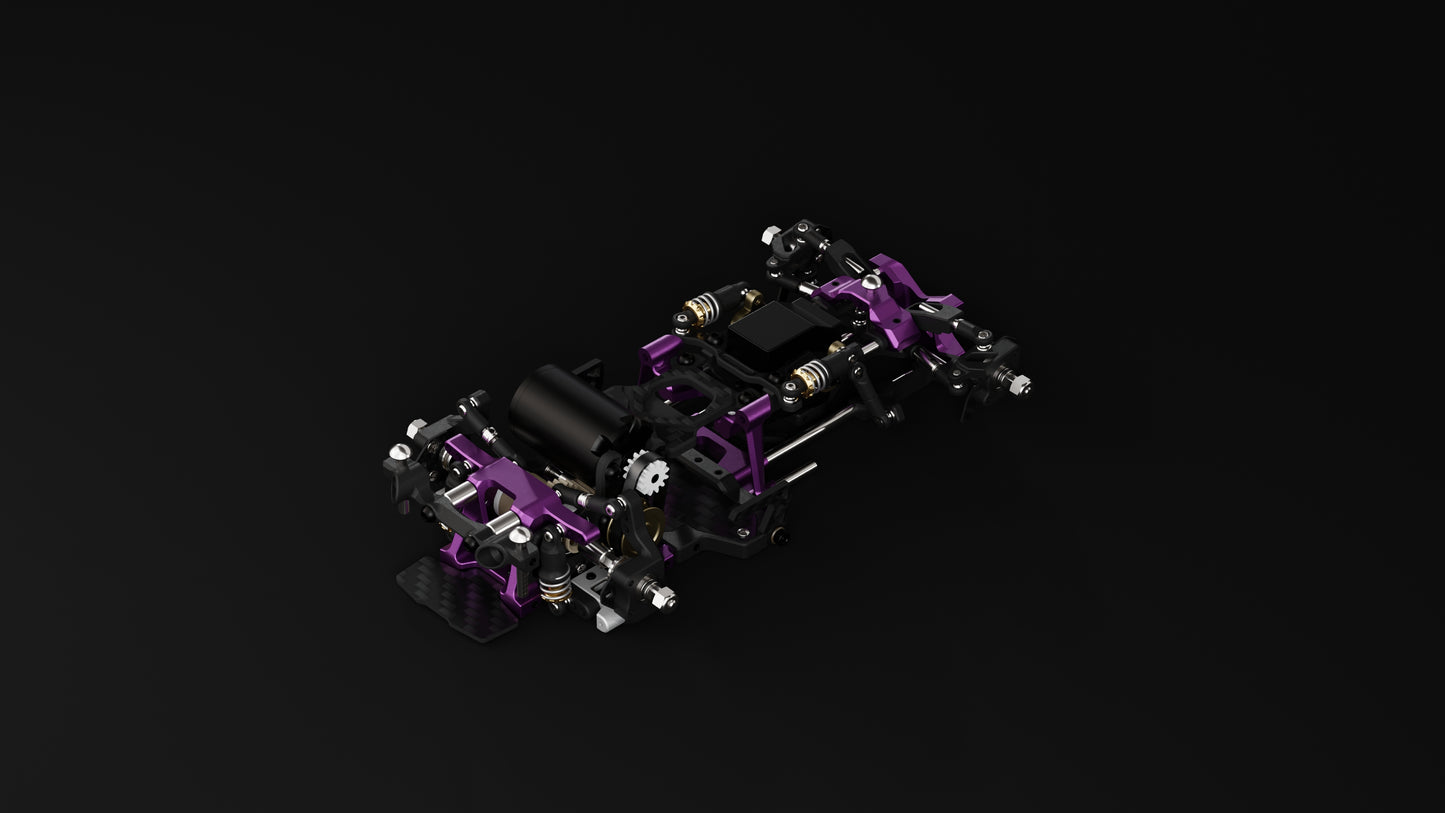 AE24X 1/24 Micro RC Drift Chassis Kit
