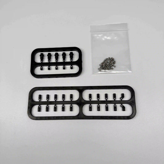 AE24X - Full Car Ball End Set BLACK
