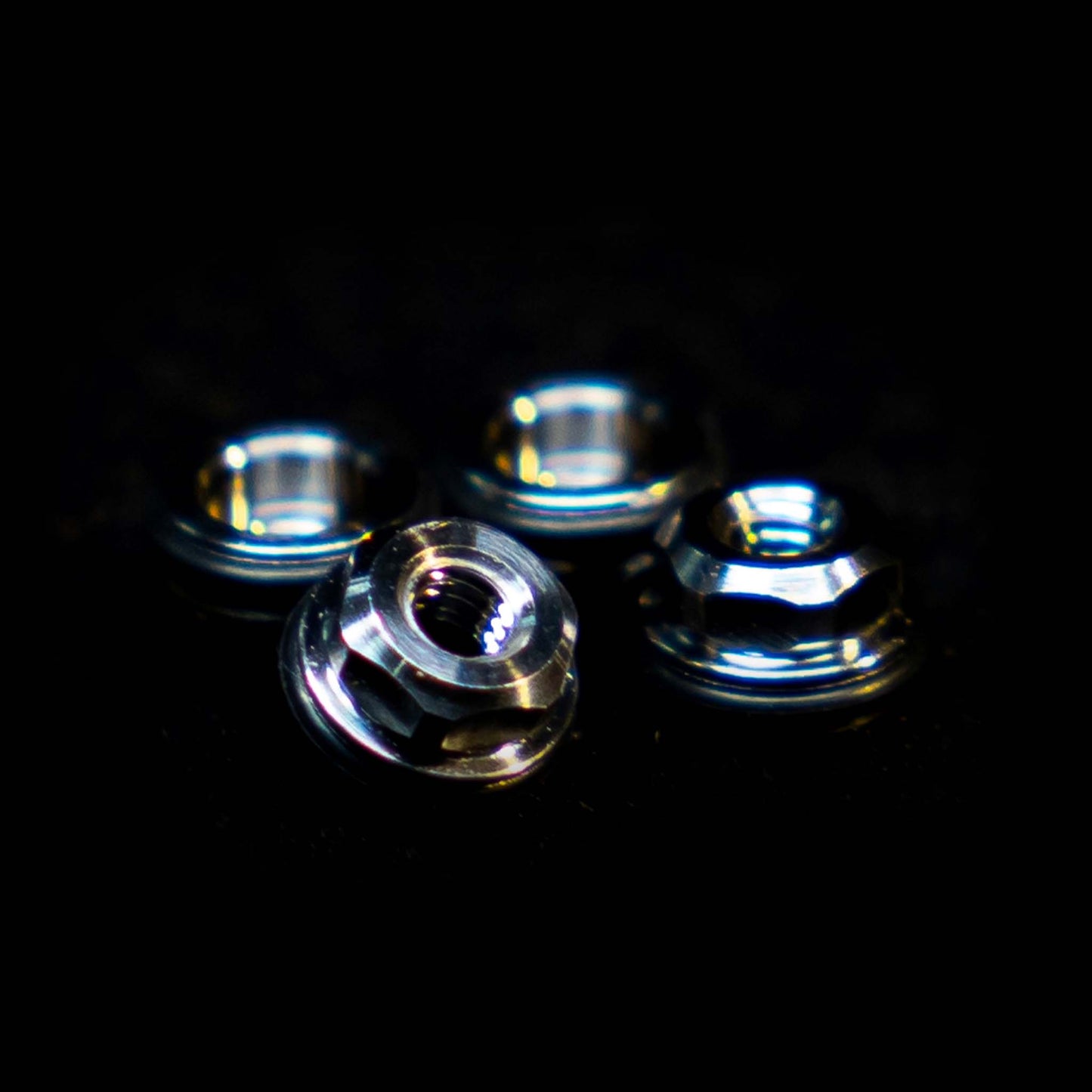 ARKEDGE SN Titanium Wheel Lock Nut M2 4pcs For 1/24 Drift RC
