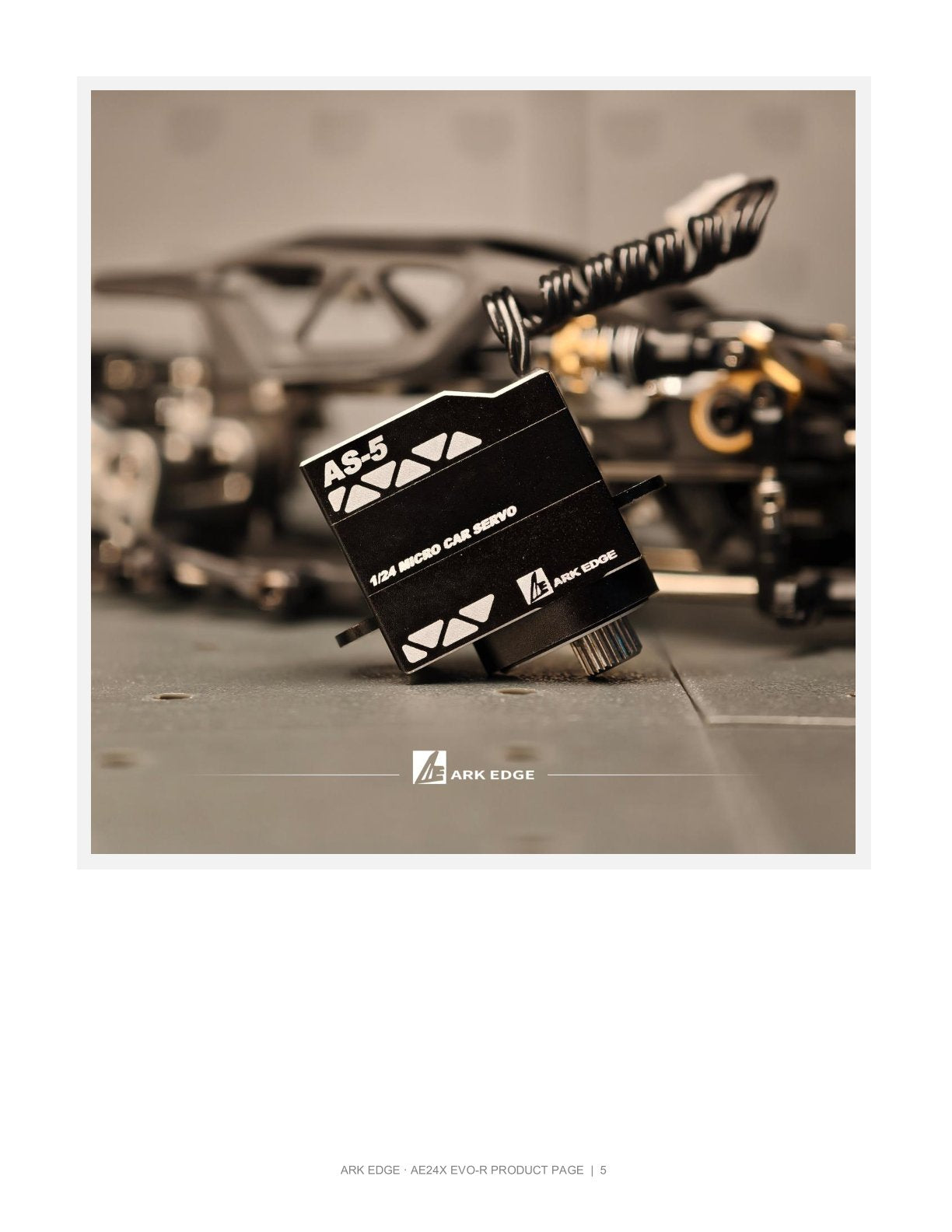ARKEDGE AE24X EVO-R 1/24 SCALE RWD RC DRIFT CHASSIS[Pre-Assembled]