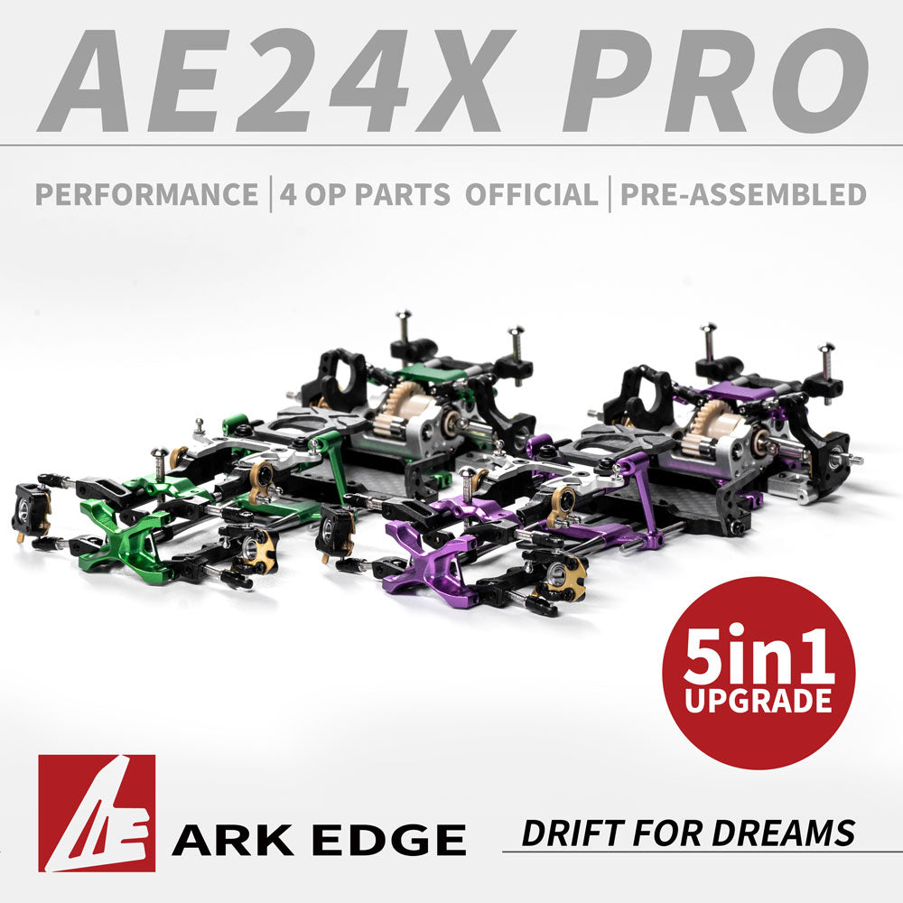 ARKEDGE AE24X PRO 1/24 SCALE RWD RC DRIFT CHASSIS[Pre-Assembled]