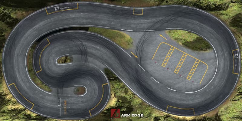 ARKEDGE A-TILE 1/24 RWD Drift RC Track  - 1.2 x 2.4 meter