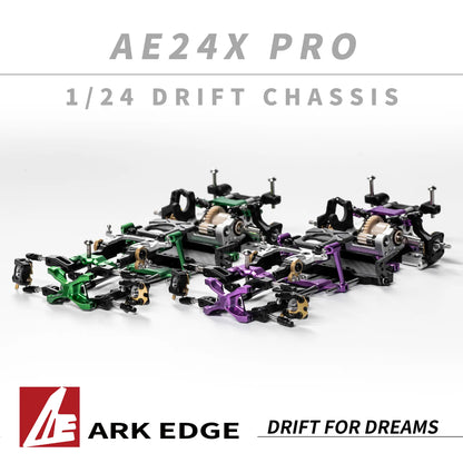 ARKEDGE AE24X PRO 1/24 SCALE RWD RC DRIFT CHASSIS[Pre-Assembled]