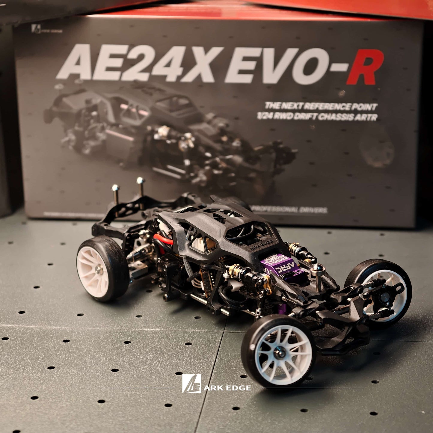 ARKEDGE AE24X EVO-R 1/24 SCALE RWD RC DRIFT CHASSIS[Pre-Assembled]